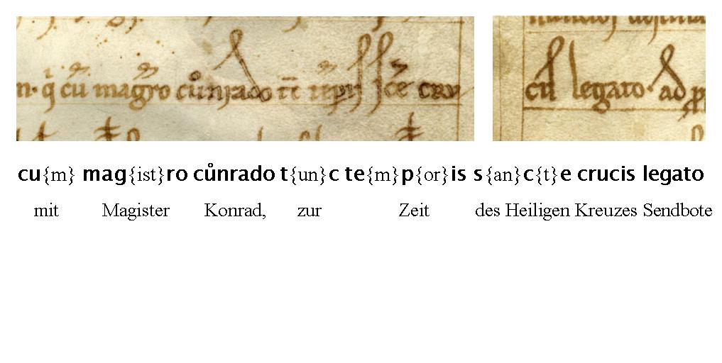 Urkundliche Ersterwähnung Konrads von Marburg durch den Erzbischof Siegfried II. von Mainz, Juni 1215