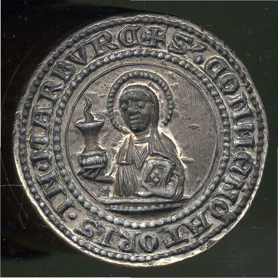 Amtssiegel des Komturs der Deutschordenskommende Marburg 1296-1809