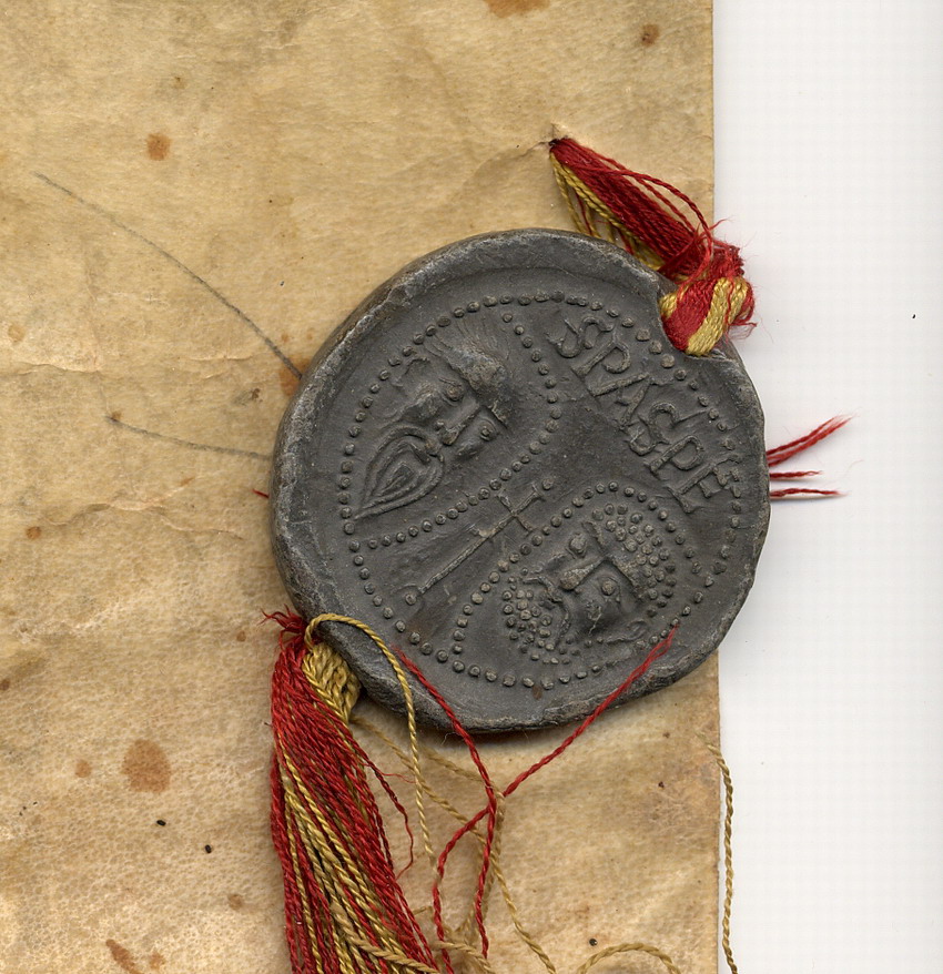 Papst Gregor IX. gewährt allen Besuchern des Franziskus-Hospitals zu Marburg einen Sündenablaß, 1229