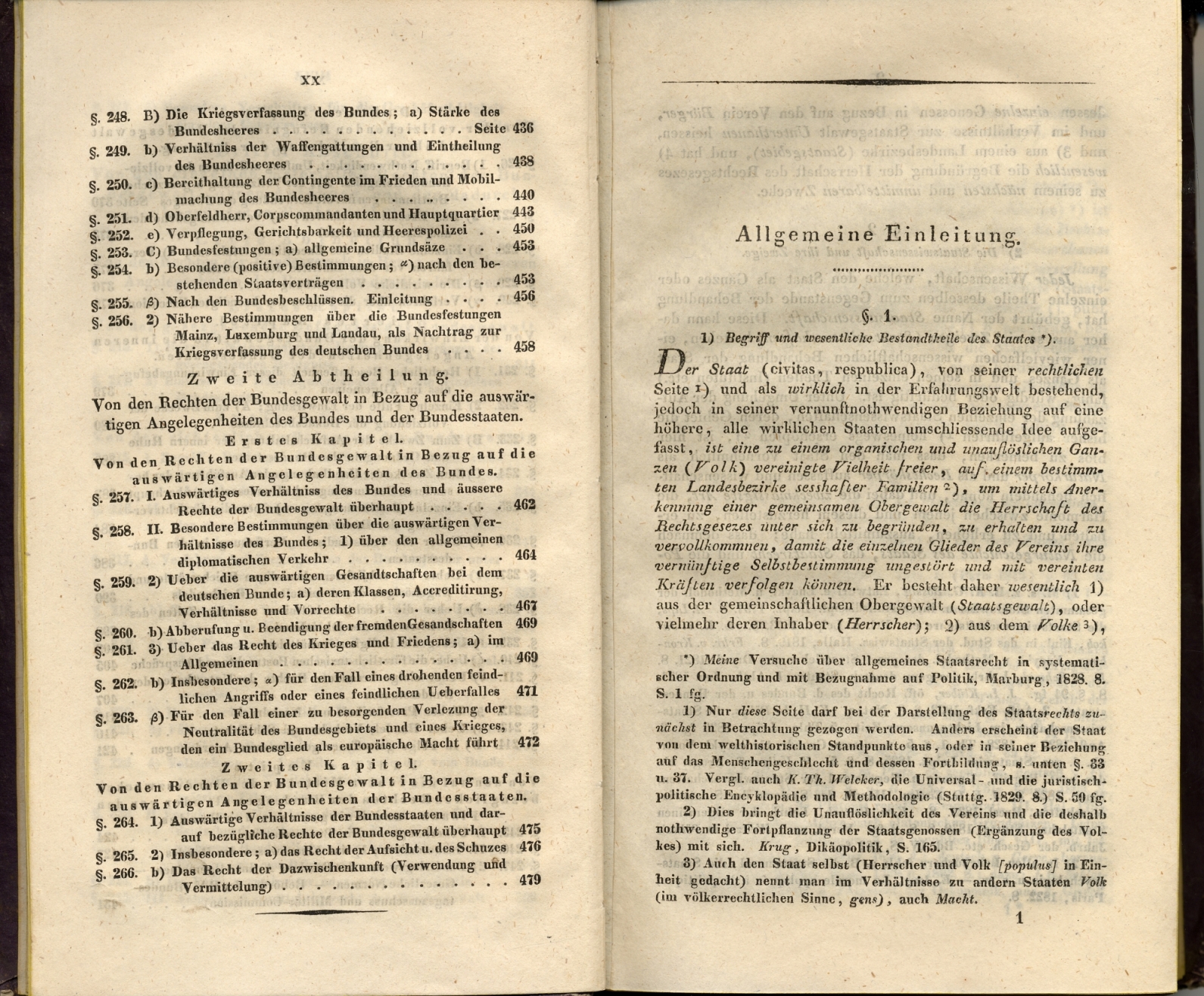 Sylvester Jordans "Lehrbuch des allgemeinen und deutschen Staatsrechts", 1831