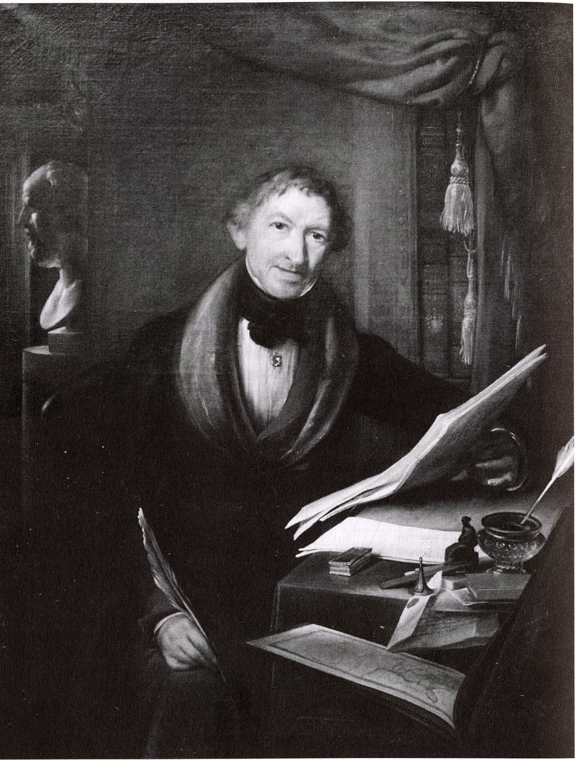 Bild Friedrich Murhards in seinen späten Jahren, um 1845