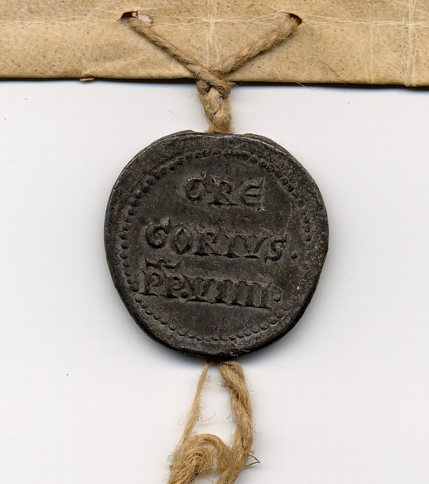 Papst Gregor IX. beauftragt  Bischof Konrad II von Hildesheim , das Franziskus - Hospital zu Marburg zu schützen, 1233
