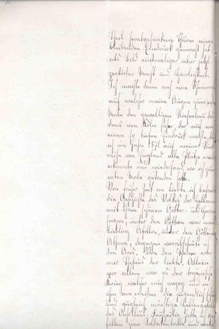 Curriculum vitae (Seite2) - des Prinz Wilhelm von Preußen, dem späteren Kaiser Wilhelm II., 9. Oktober 1876