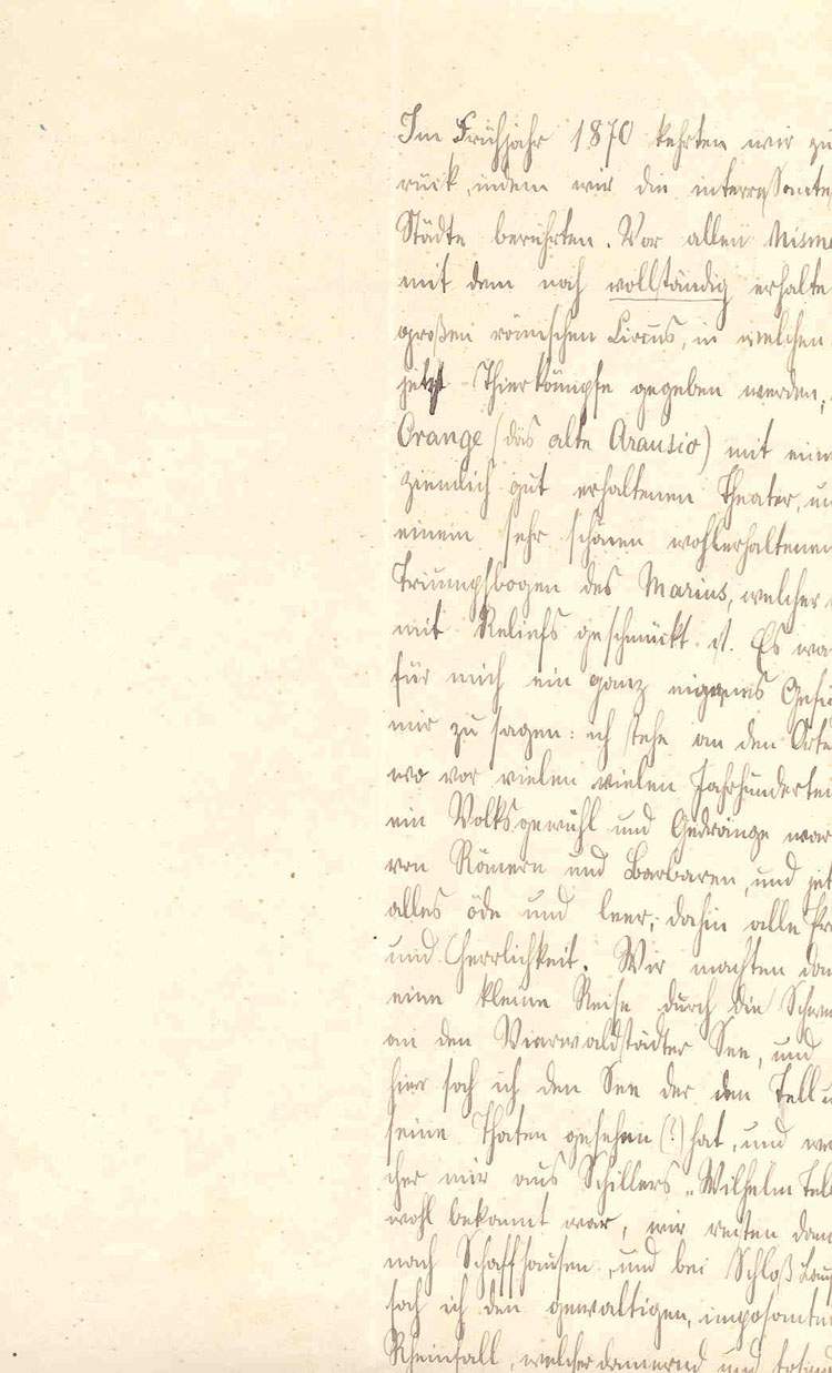 Curriculum vitae (Seite5) - des Prinz Wilhelm von Preußen, dem späteren Kaiser Wilhelm II., 9. Oktober 1876