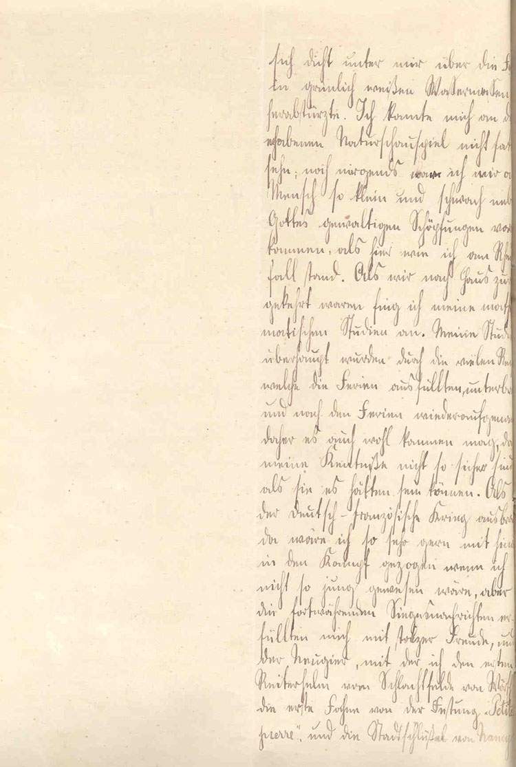 Curriculum vitae (Seite6) - des Prinz Wilhelm von Preußen, dem späteren Kaiser Wilhelm II., 9. Oktober 1876