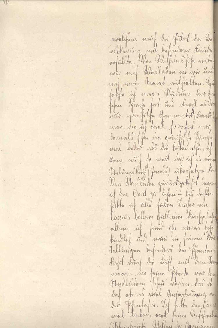 Curriculum vitae (Seite10) - des Prinz Wilhelm von Preußen, dem späteren Kaiser Wilhelm II., 9. Oktober 1876
