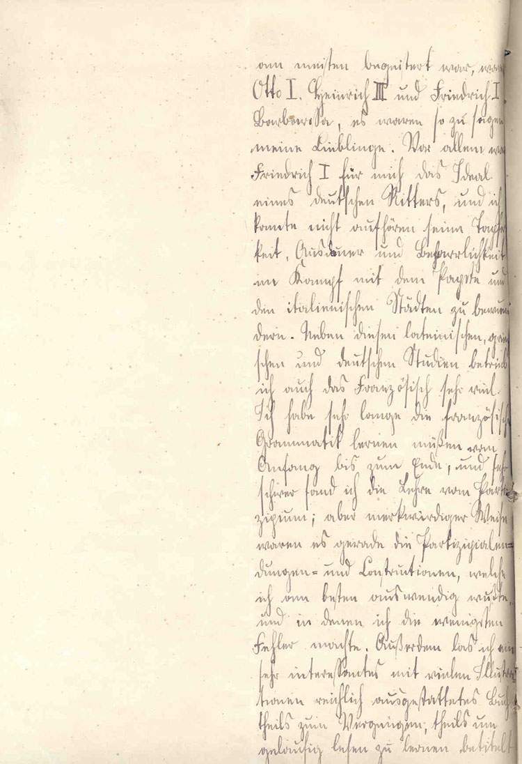 Curriculum vitae (Seite12) - des Prinz Wilhelm von Preußen, dem späteren Kaiser Wilhelm II., 9. Oktober 1876