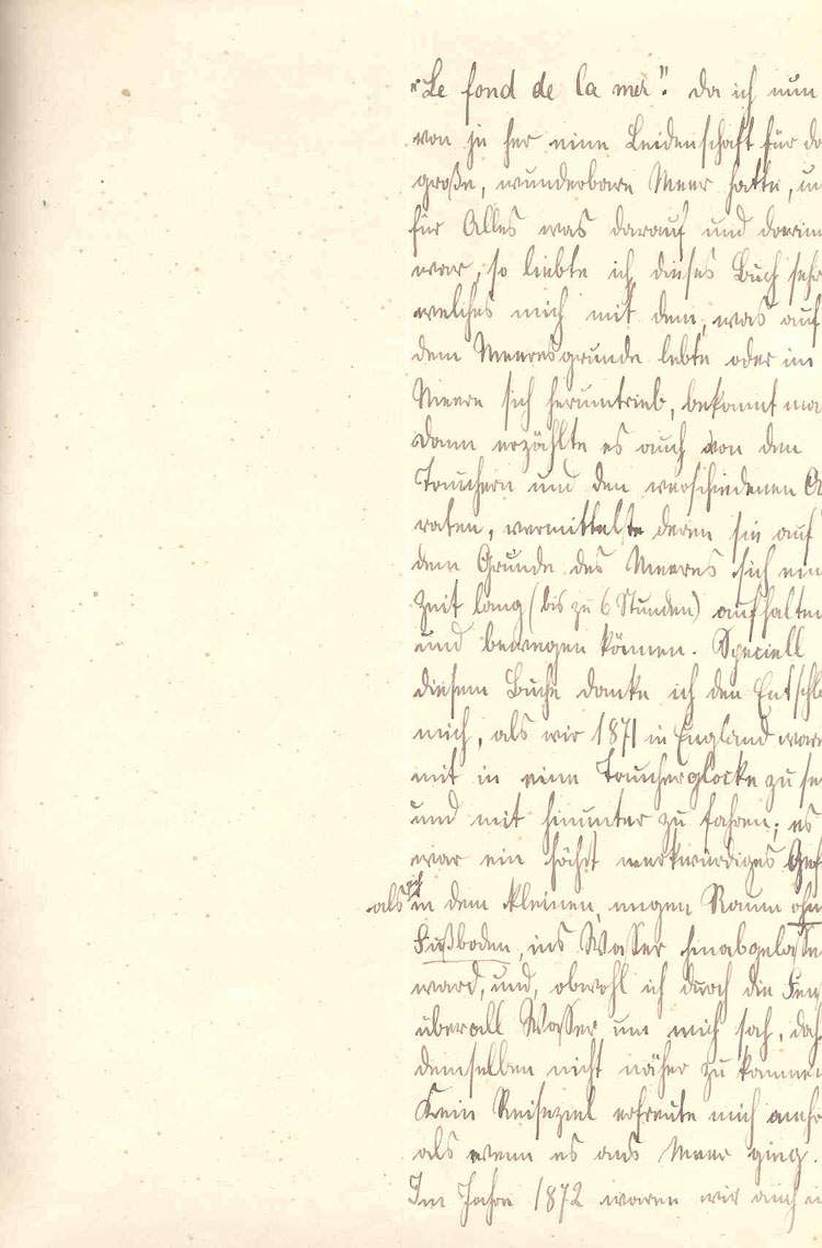 Curriculum vitae (Seite13) - des Prinz Wilhelm von Preußen, dem späteren Kaiser Wilhelm II., 9. Oktober 1876
