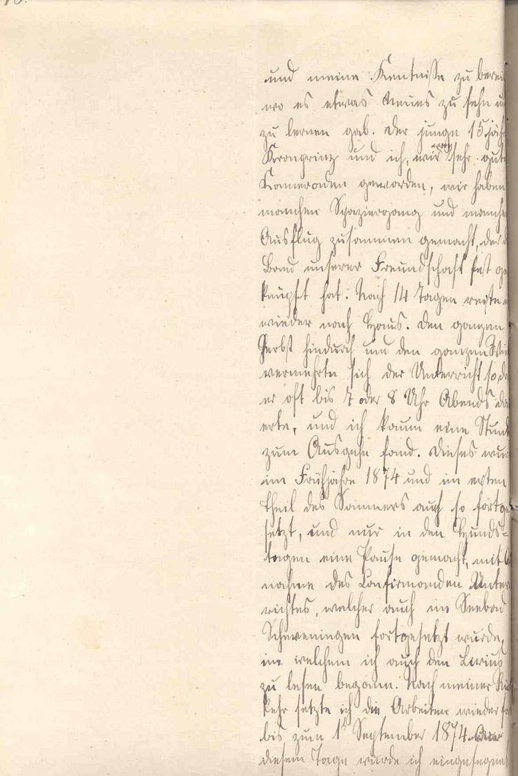 Curriculum vitae (Seite18) - des Prinz Wilhelm von Preußen, dem späteren Kaiser Wilhelm II., 9. Oktober 1876