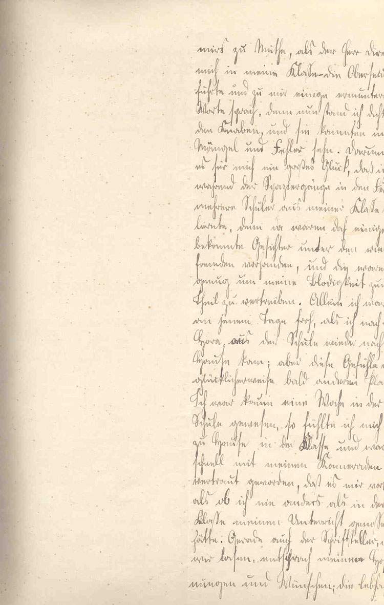 Curriculum vitae (Seite21) - des Prinz Wilhelm von Preußen, dem späteren Kaiser Wilhelm II., 9. Oktober 1876