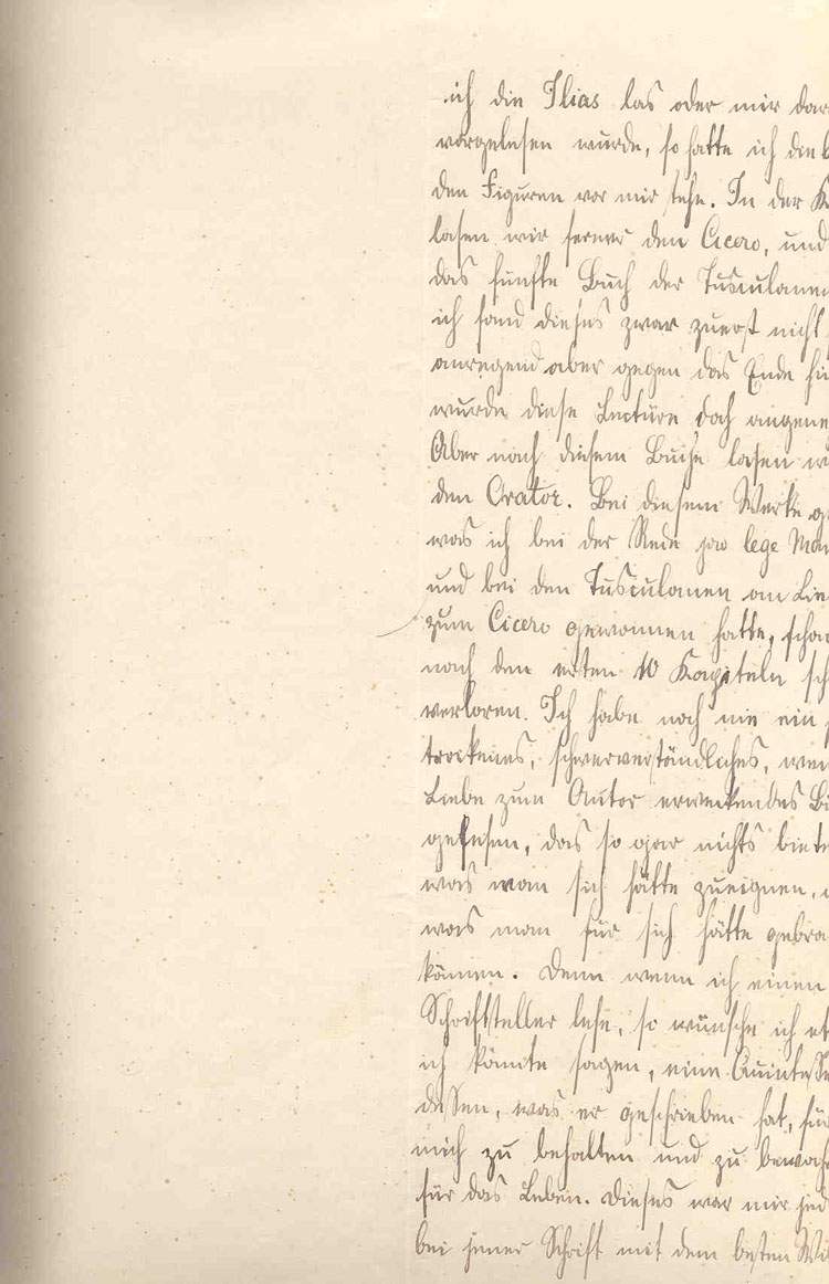 Curriculum vitae (Seite25) - des Prinz Wilhelm von Preußen, dem späteren Kaiser Wilhelm II., 9. Oktober 1876