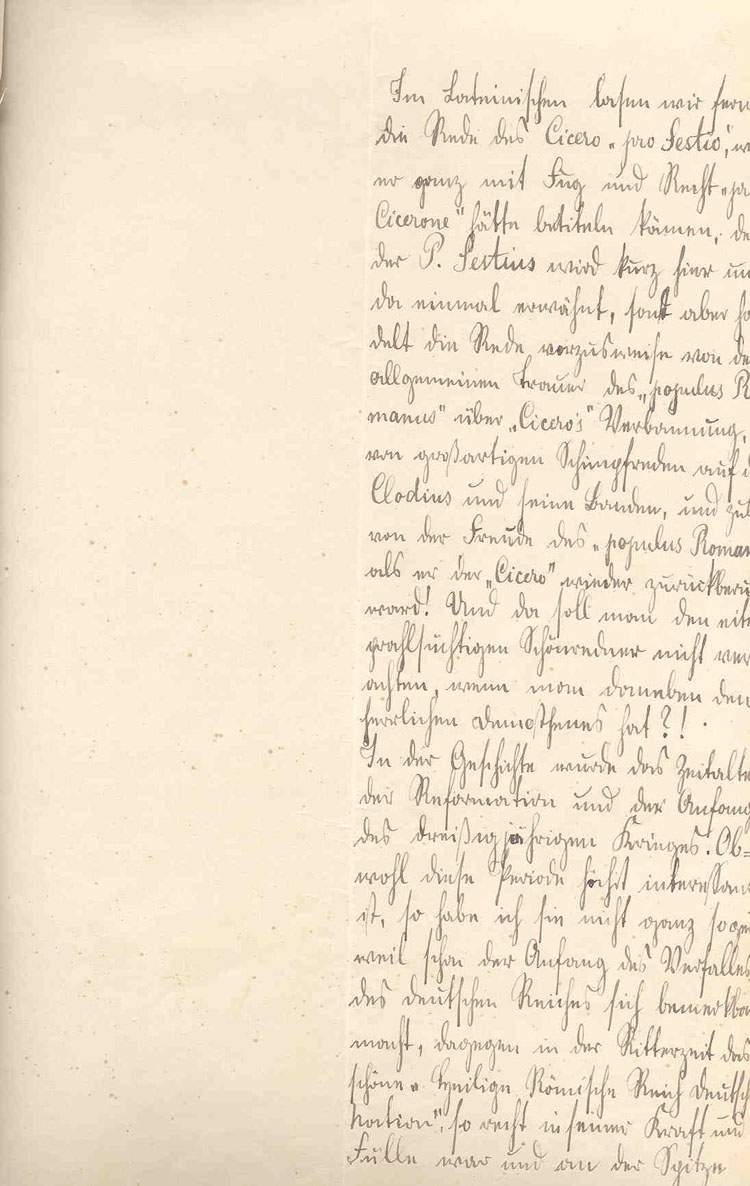 Curriculum vitae (Seite29) - des Prinz Wilhelm von Preußen, dem späteren Kaiser Wilhelm II., 9. Oktober 1876