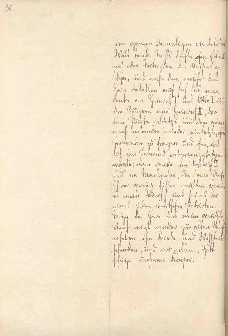 Curriculum vitae (Seite30) - des Prinz Wilhelm von Preußen, dem späteren Kaiser Wilhelm II., 9. Oktober 1876