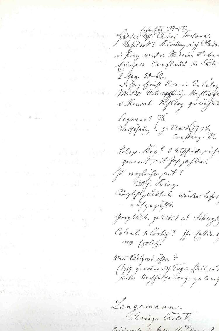 Prüfungsprotokoll, Zulassung und mündliche Prüfung im Fach Geschichte - des Prinzen Wilhelm von Preußen, dem späteren Kaiser Wilhelm II., 1876