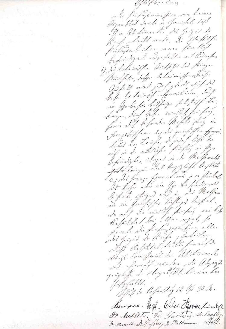 Prüfungsprotokoll, Zulassung und mündliche Prüfung im Fach Geschichte - des Prinzen Wilhelm von Preußen, dem späteren Kaiser Wilhelm II., 1876
