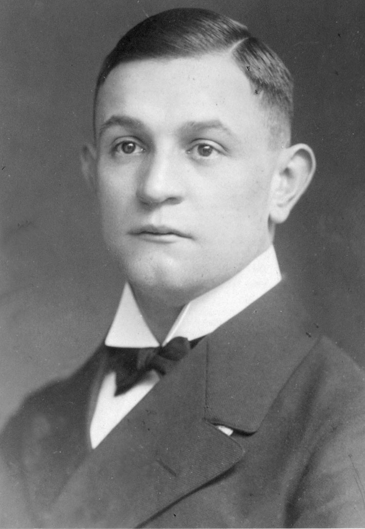 Jugendbildnis von Martin Niemöller, um 1912