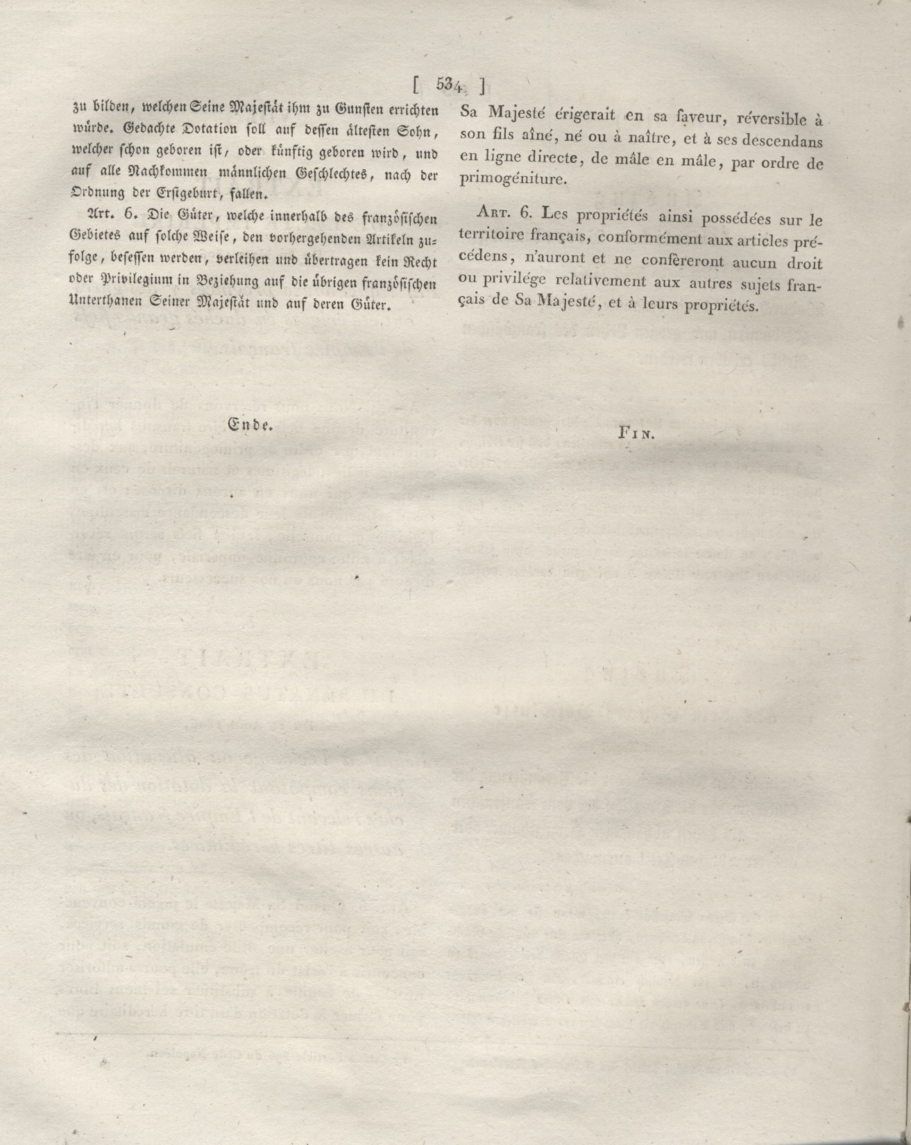 1. Auszug :  Titel, Vorwort, Einleitung, Anhänge und Inhaltsverzeichnis aus der offiziellen zweisprachige Ausgabe des Code Napoléons für das Königreich Westfalen von 1808,
