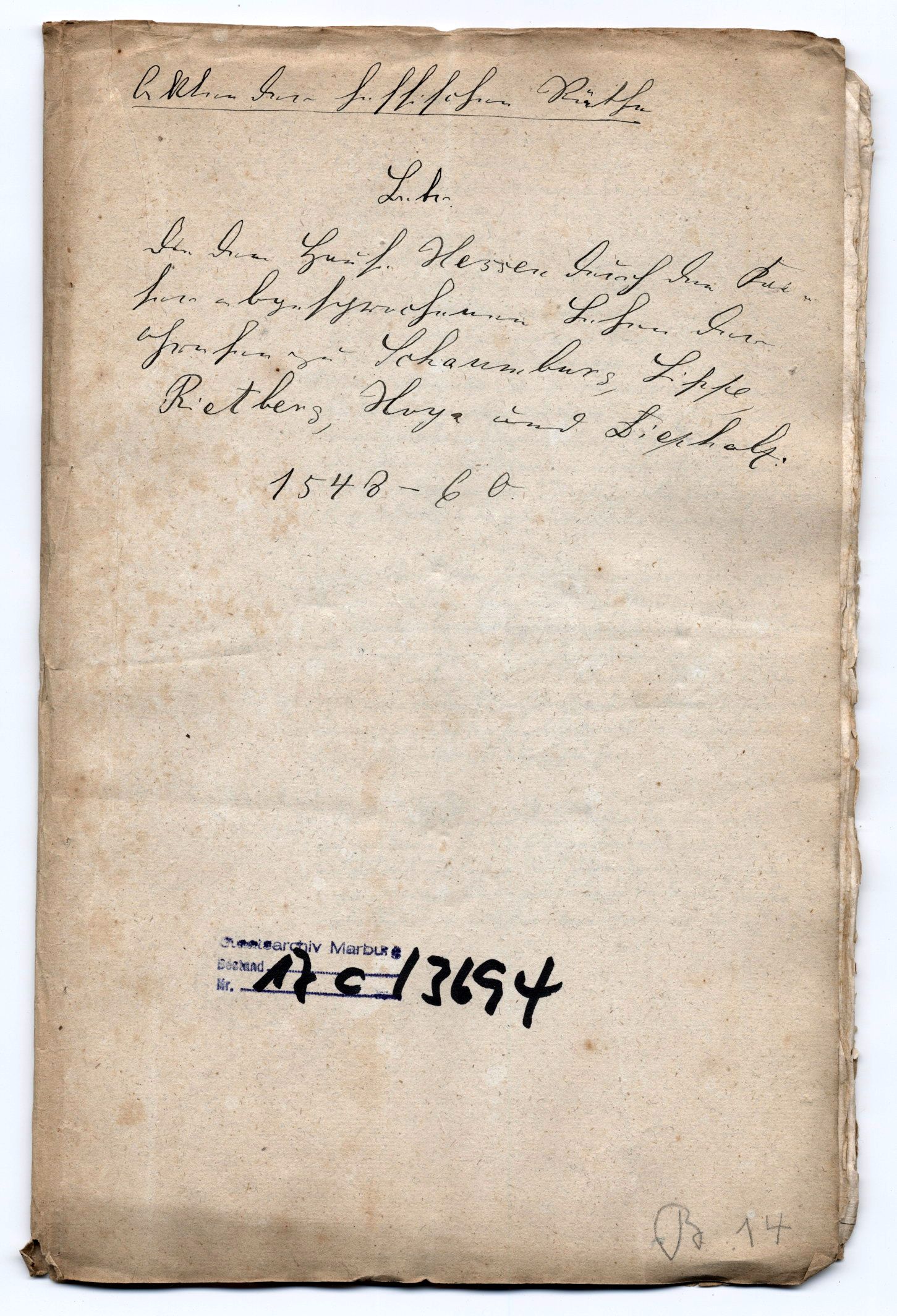 Kopien von kaiserlichen Mandaten an westfälische Grafen über den Entzug der Landgraf Philipp von Hessen übergebenen Lehen in Westfalen durch Kaiser Karl V, 1547
