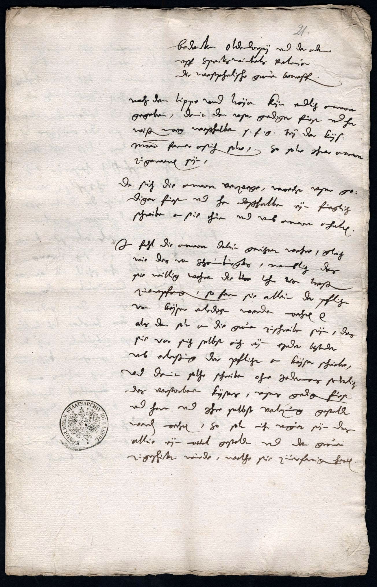 Kopien von kaiserlichen Mandaten an westfälische Grafen über den Entzug der Landgraf Philipp von Hessen übergebenen Lehen in Westfalen durch Kaiser Karl V, 1547