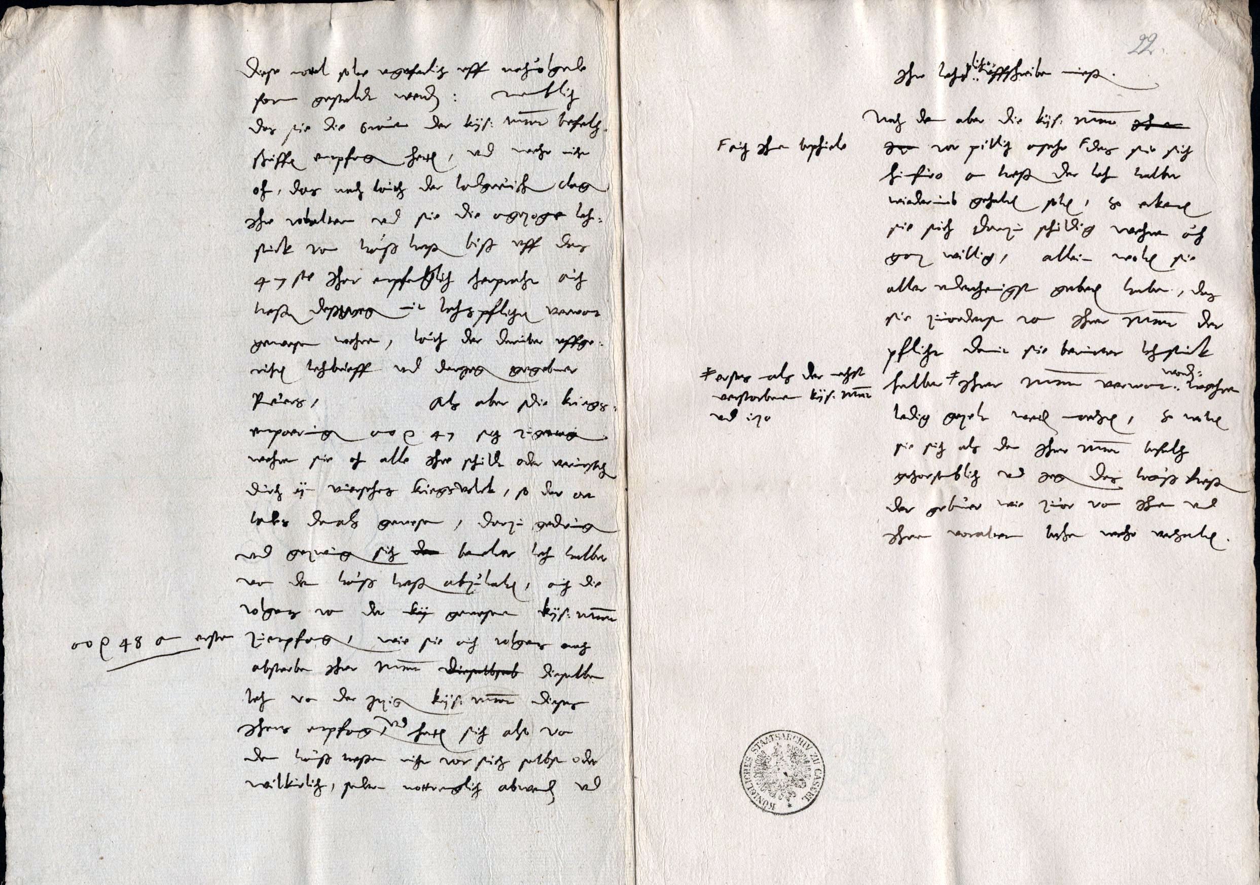 Kopien von kaiserlichen Mandaten an westfälische Grafen über den Entzug der Landgraf Philipp von Hessen übergebenen Lehen in Westfalen durch Kaiser Karl V, 1547