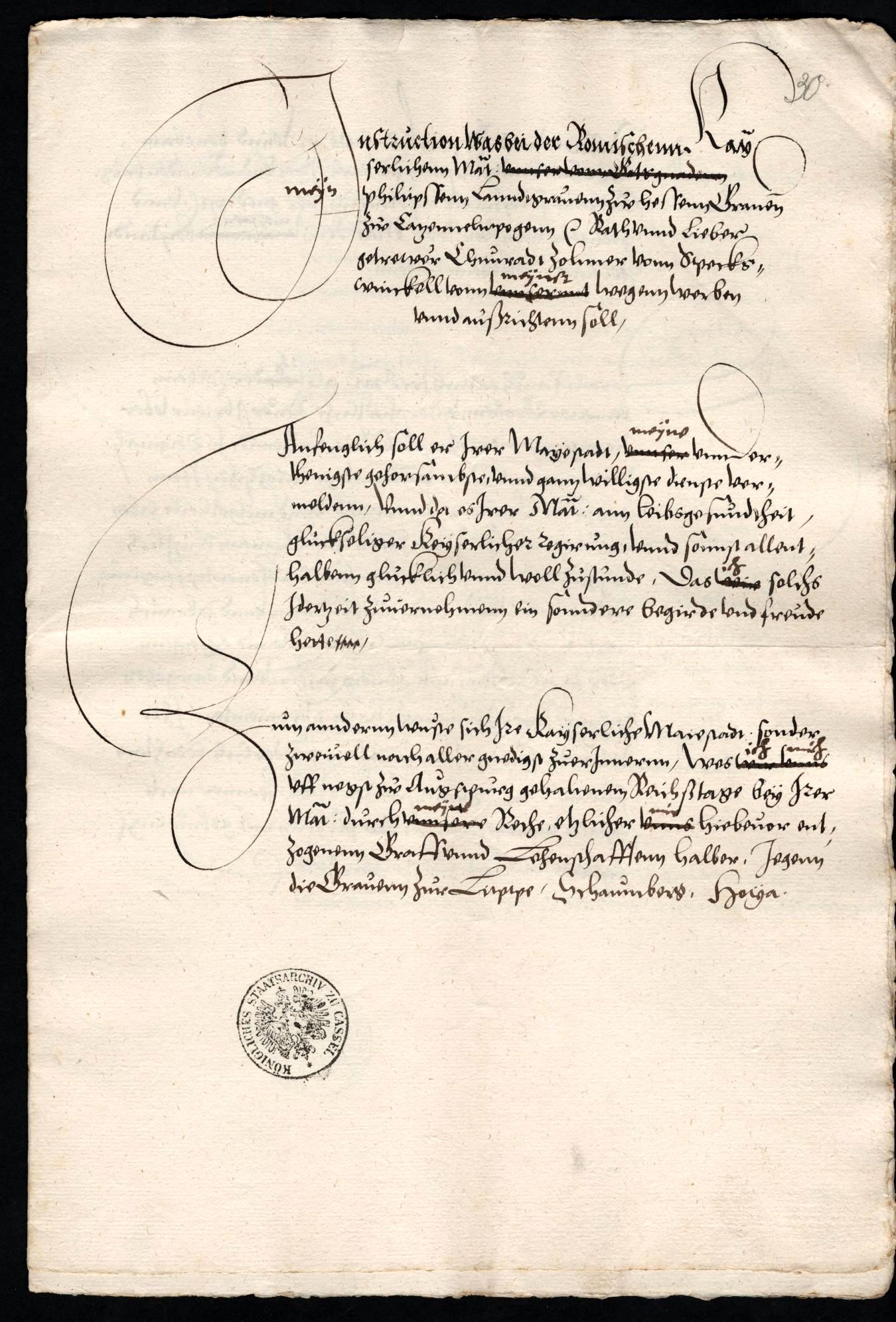 Kopien von kaiserlichen Mandaten an westfälische Grafen über den Entzug der Landgraf Philipp von Hessen übergebenen Lehen in Westfalen durch Kaiser Karl V, 1547