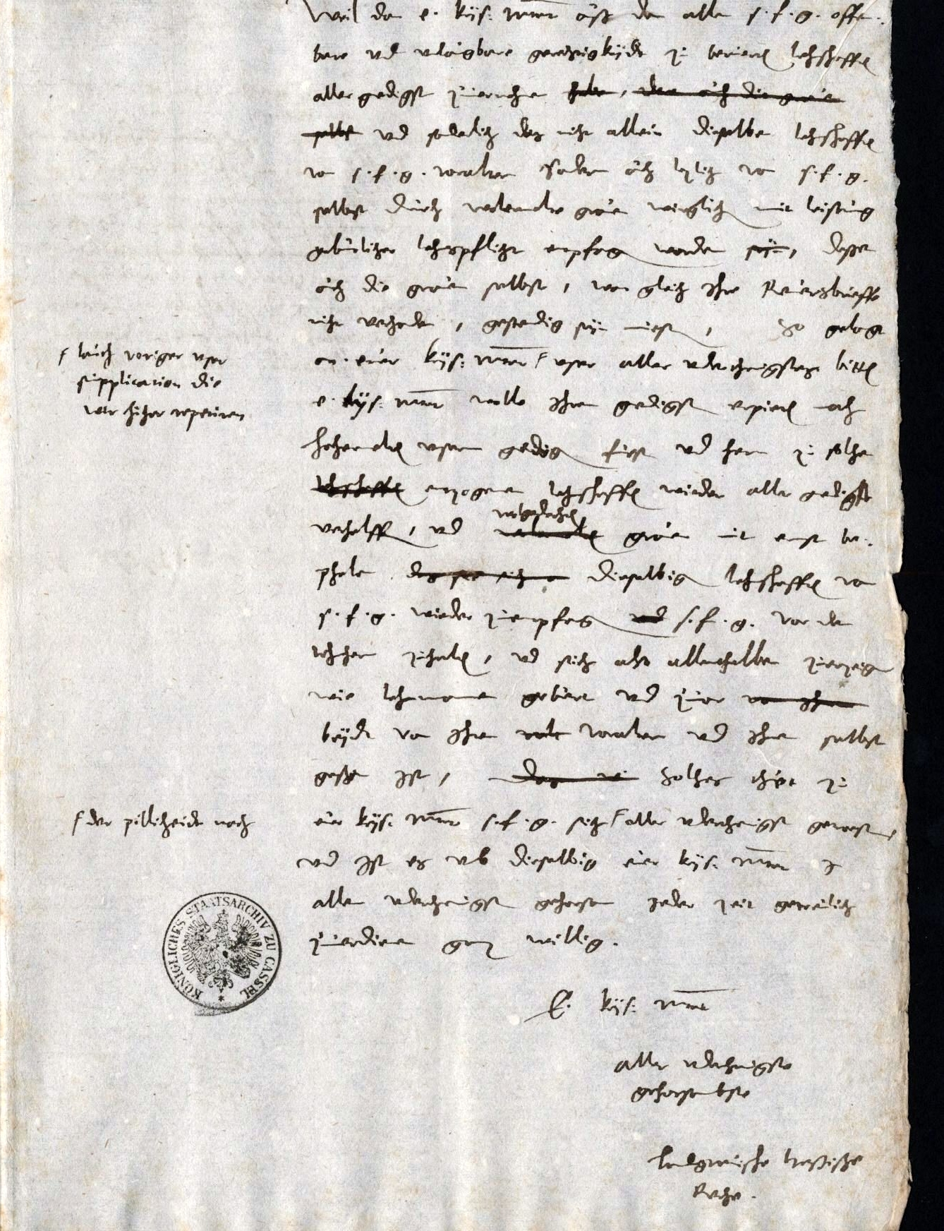 Kopien von kaiserlichen Mandaten an westfälische Grafen über den Entzug der Landgraf Philipp von Hessen übergebenen Lehen in Westfalen durch Kaiser Karl V, 1547