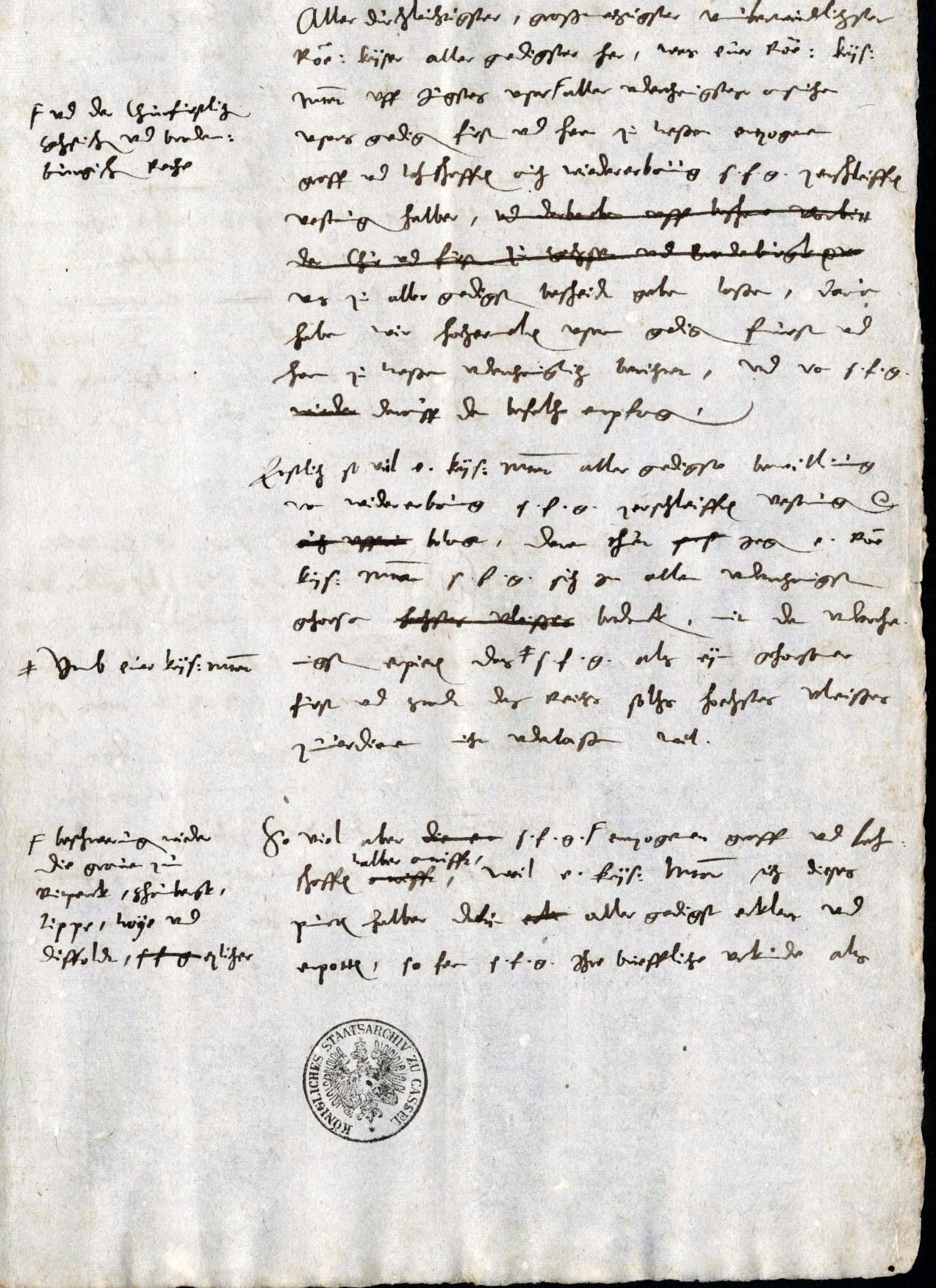 Kopien von kaiserlichen Mandaten an westfälische Grafen über den Entzug der Landgraf Philipp von Hessen übergebenen Lehen in Westfalen durch Kaiser Karl V, 1547