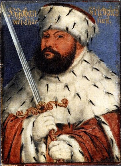 Kurfürst Johann Friedrich von Sachsen als Hauptmann des Schmalkaldischen Bundes