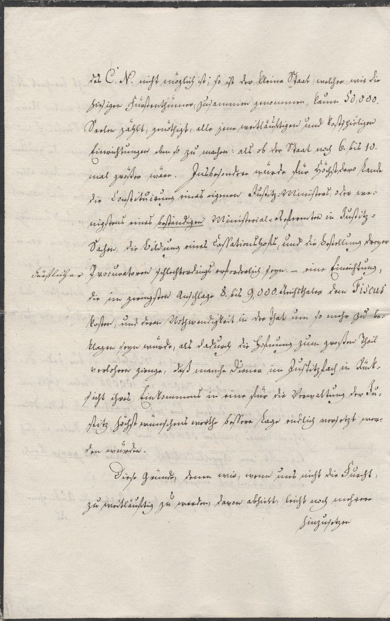 Brieflich geäußerte Bedenken bezüglich der Umsetzung des Code Napoléon als Gesetzbuch des Königreichs Westphalen vom Präsidenten und Regierungsräthe Lewor, vom 04. November 1812.