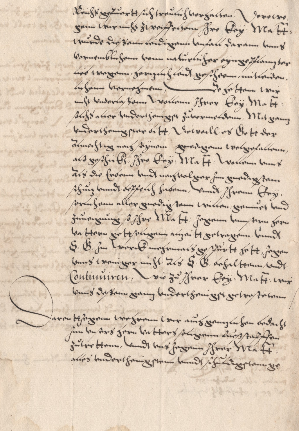 Instruktion zu einer Gesandtschaft an den Kaiser zur Notifikation des Todes von Landgraf Philipp, 1567