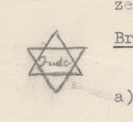 Schreiben des Marburger Landrates an die Bürgermeister des Landkreises, bezüglich der Kennzeichnungspflicht für Juden, Marburg 9.9.1941