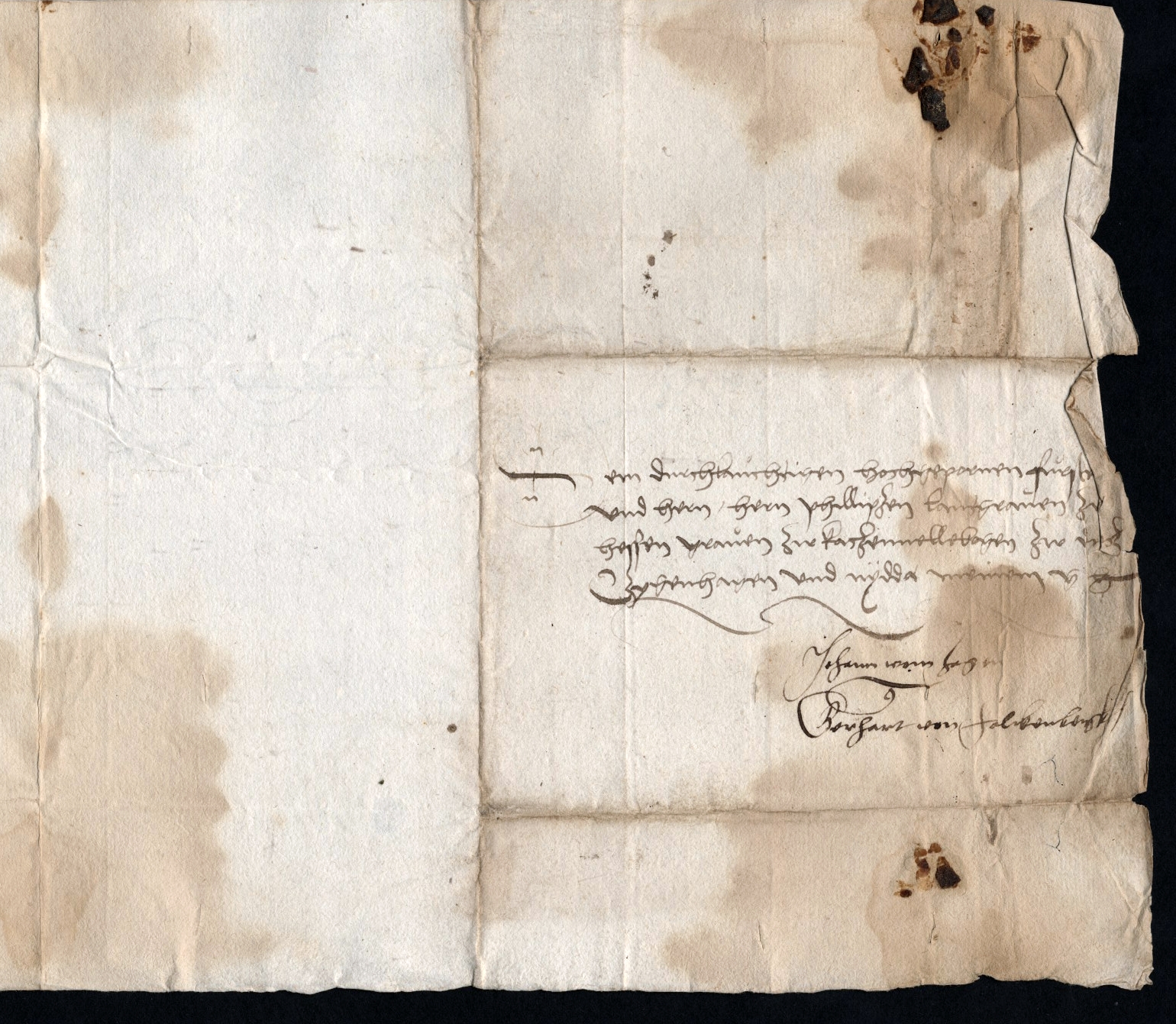 Vermittlung Landgraf Philipps und der Herzöge Erich u. Heinrich v. Braunschweig in den Auseinandersetzungen zwischen Gerhard v. Falkenberg und Johann v. Hagen u. a. wegen des Hauses Blankenau, 1526
