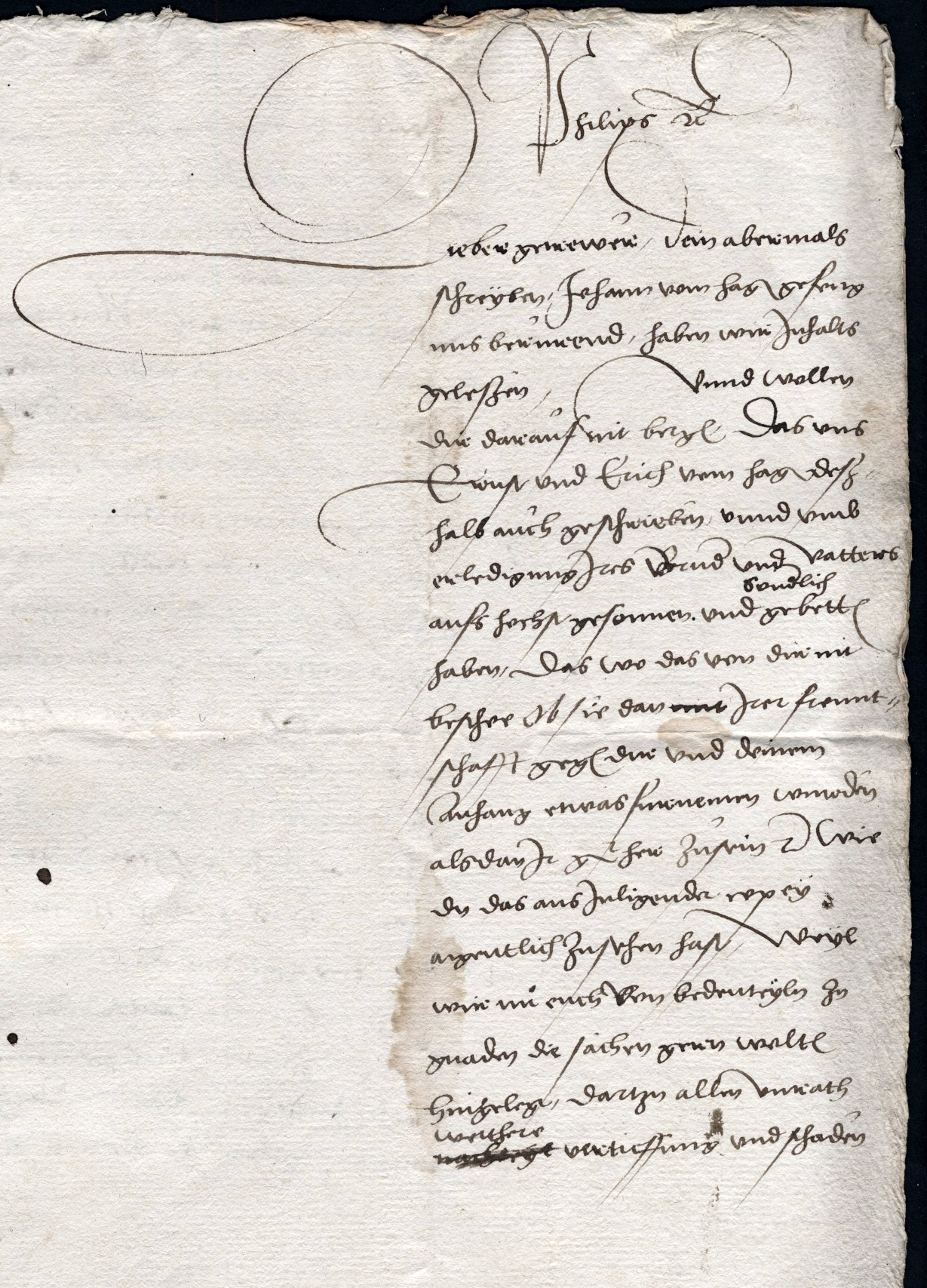 Vermittlung Landgraf Philipps und der Herzöge Erich u. Heinrich v. Braunschweig in den Auseinandersetzungen zwischen Gerhard v. Falkenberg und Johann v. Hagen u. a. wegen des Hauses Blankenau, 1526