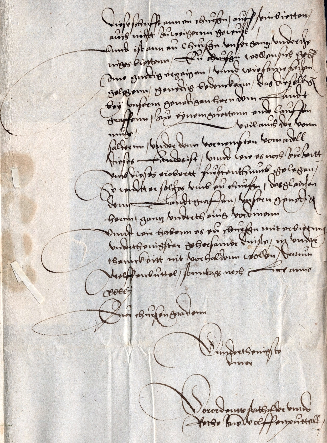 Konflikt des [Amtmanns zu Greene] Burkhard v. Saldern mit Landgraf Philipp wegen seiner Verbindungen zu Herzog Heinrich v. Braunschweig-Wolfenbüttel, 1542