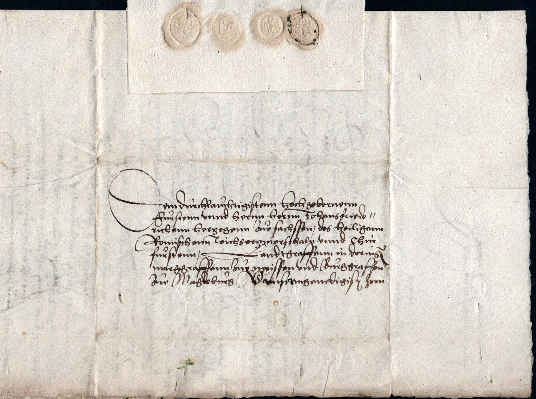 Konflikt des [Amtmanns zu Greene] Burkhard v. Saldern mit Landgraf Philipp wegen seiner Verbindungen zu Herzog Heinrich v. Braunschweig-Wolfenbüttel, 1542