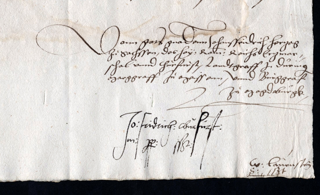 Konflikt des [Amtmanns zu Greene] Burkhard v. Saldern mit Landgraf Philipp wegen seiner Verbindungen zu Herzog Heinrich v. Braunschweig-Wolfenbüttel, 1542