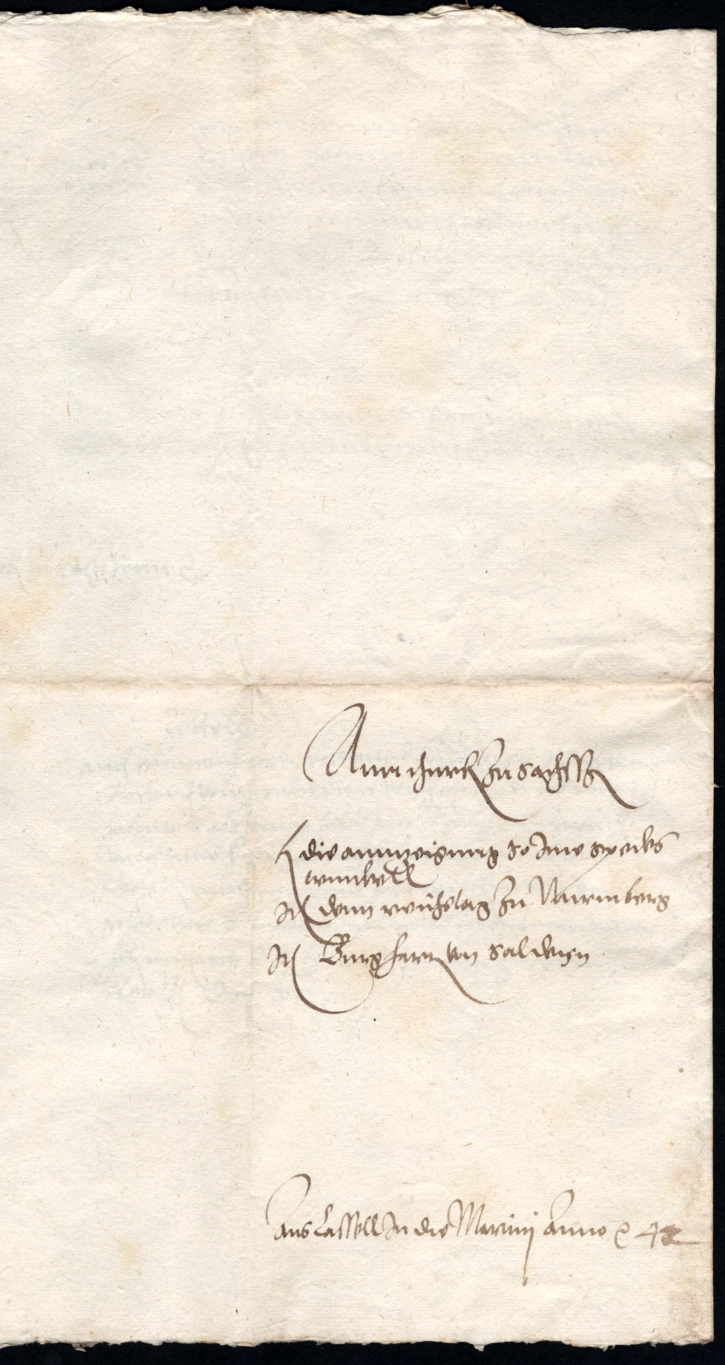 Konflikt des [Amtmanns zu Greene] Burkhard v. Saldern mit Landgraf Philipp wegen seiner Verbindungen zu Herzog Heinrich v. Braunschweig-Wolfenbüttel, 1542