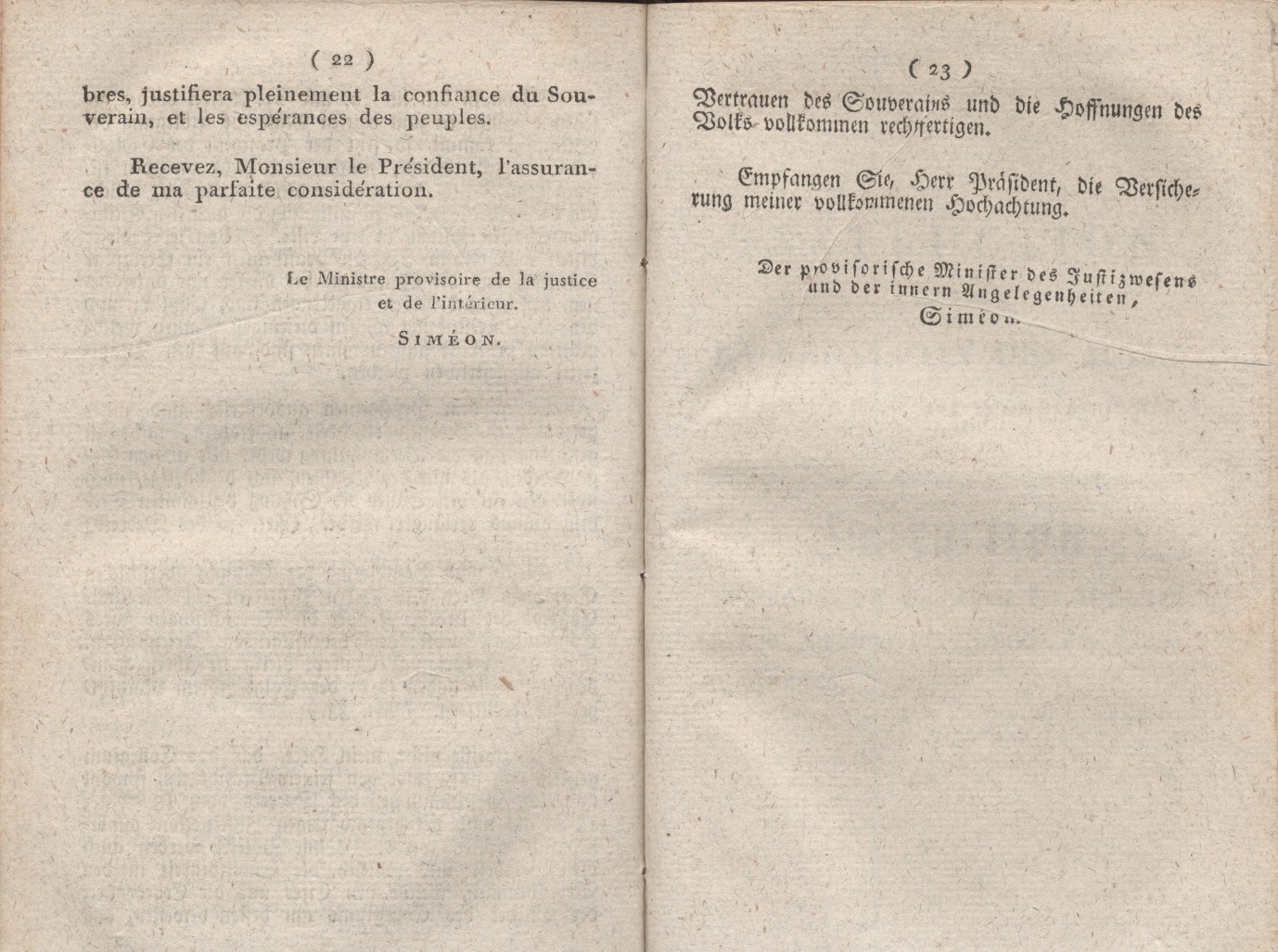 Instruction für die Herren Präsidenten der Wahl-Collegien über die Verrichtung dieser Collegien und die Art und Weise, wie sie gehalten werden sollen.