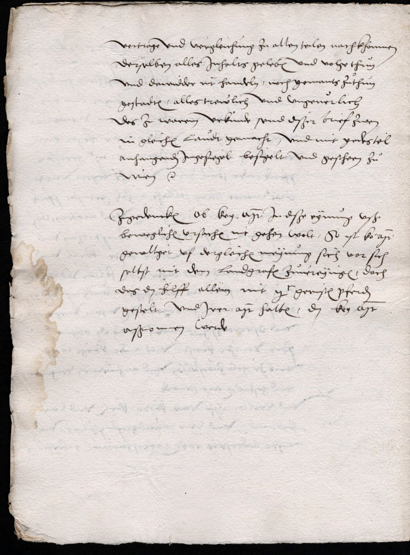 Bündnisangebot Kaiser Karls V. und dessen Bruder, König Ferdinand I., an Landgraf Philipp I. von Hessen, März 1535