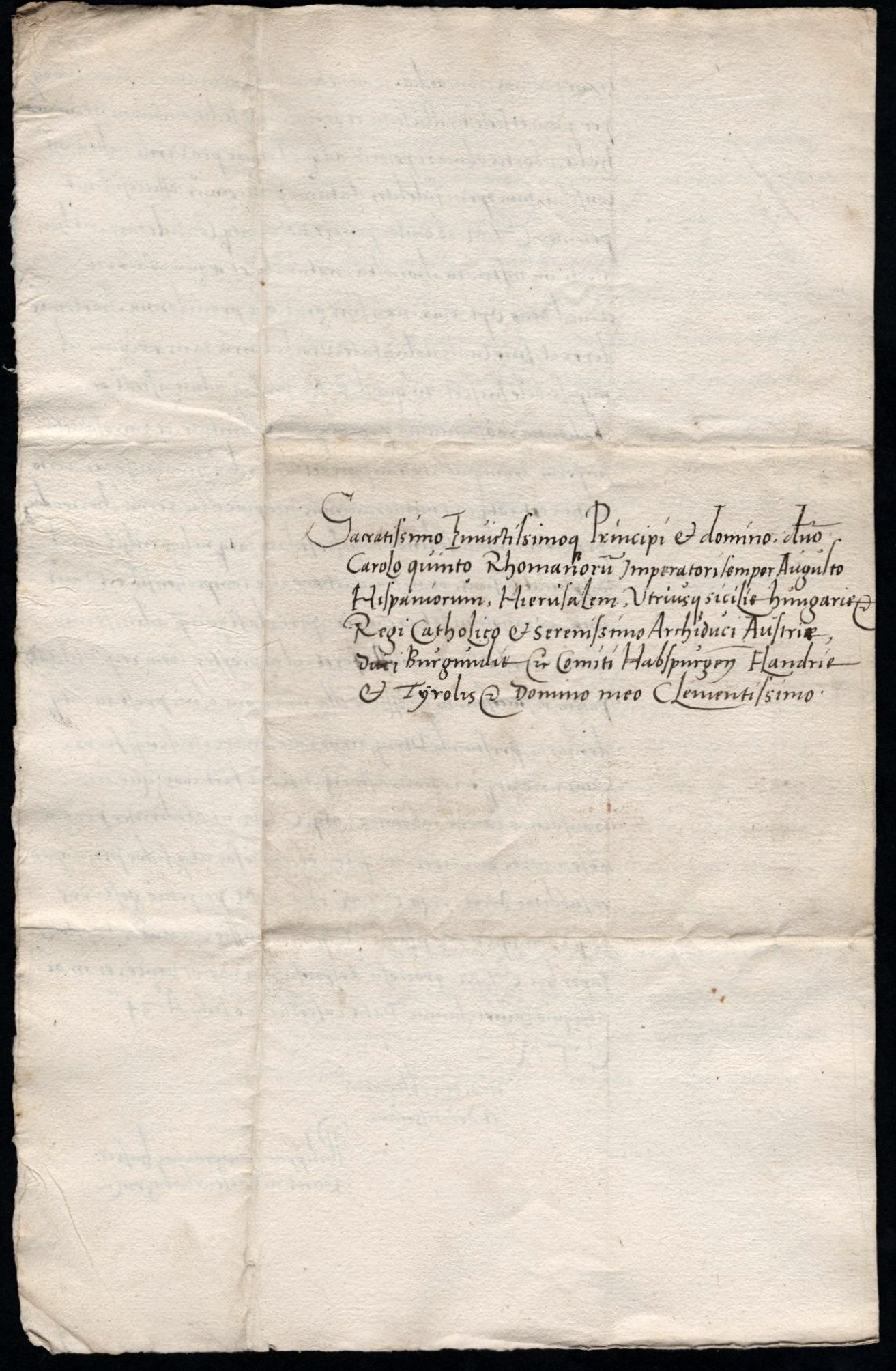 Granvella, Kaiser Karl V. und Landgraf Philipp I.,  vom 20. Juli 1534