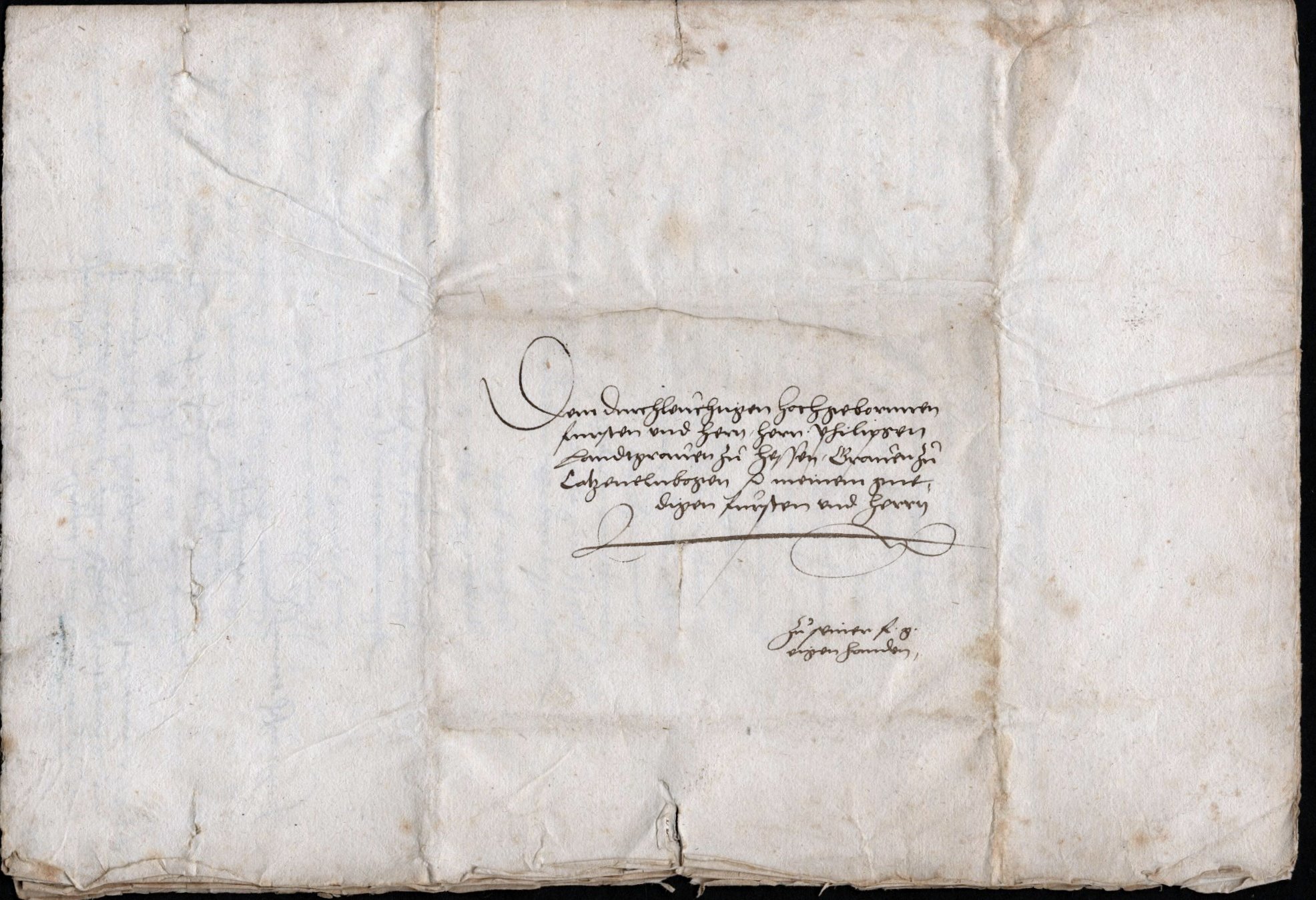 Granvella, Kaiser Karl V. und Landgraf Philipp I.,  vom 20. Juli 1534