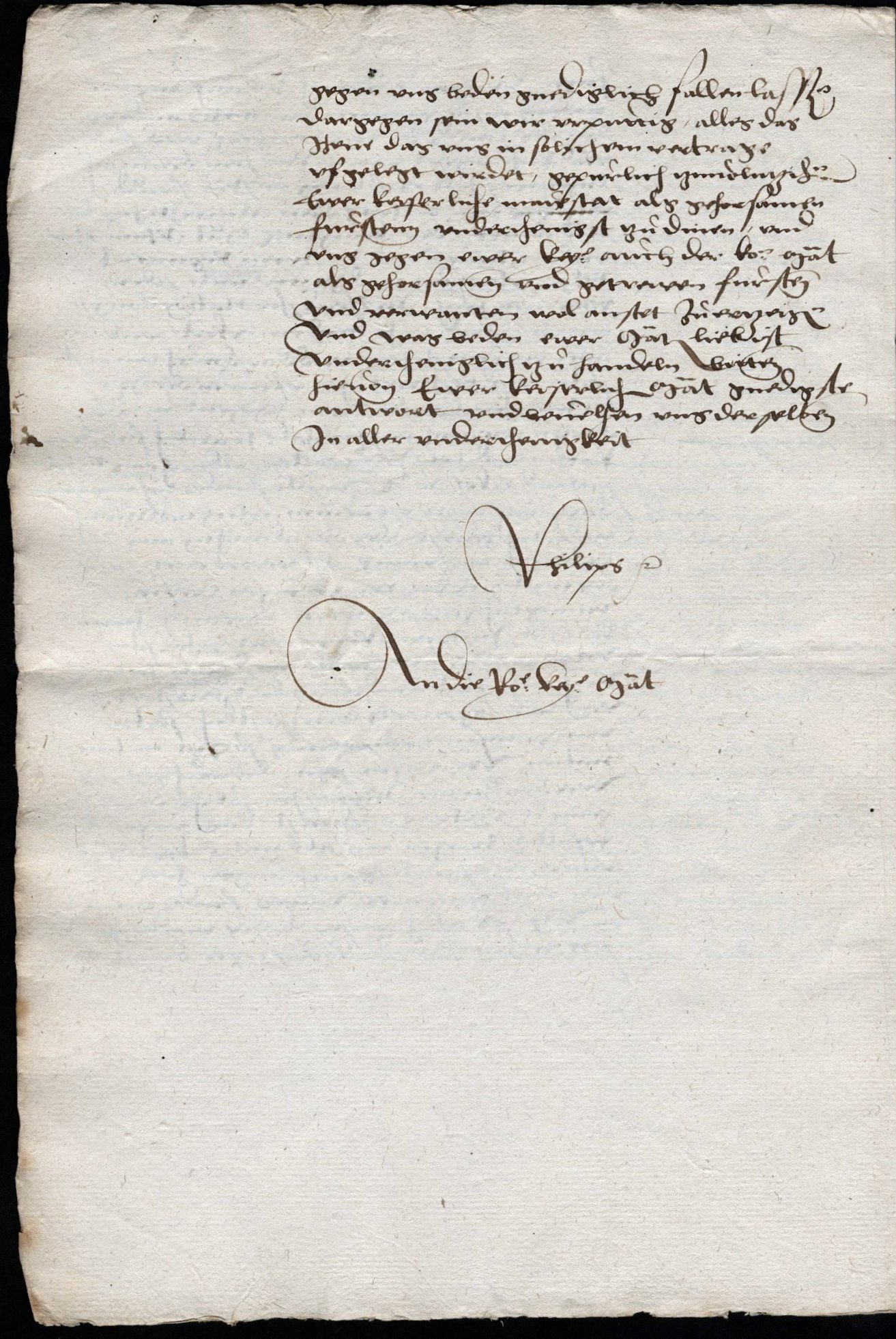 Granvella, Kaiser Karl V. und Landgraf Philipp I.,  vom 20. Juli 1534