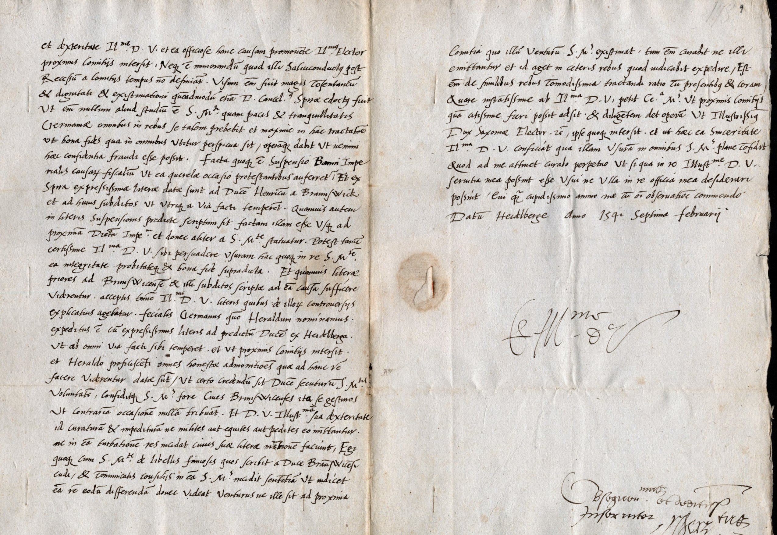 Granvella an Landgraf Philipp I., 7. Februar 1541