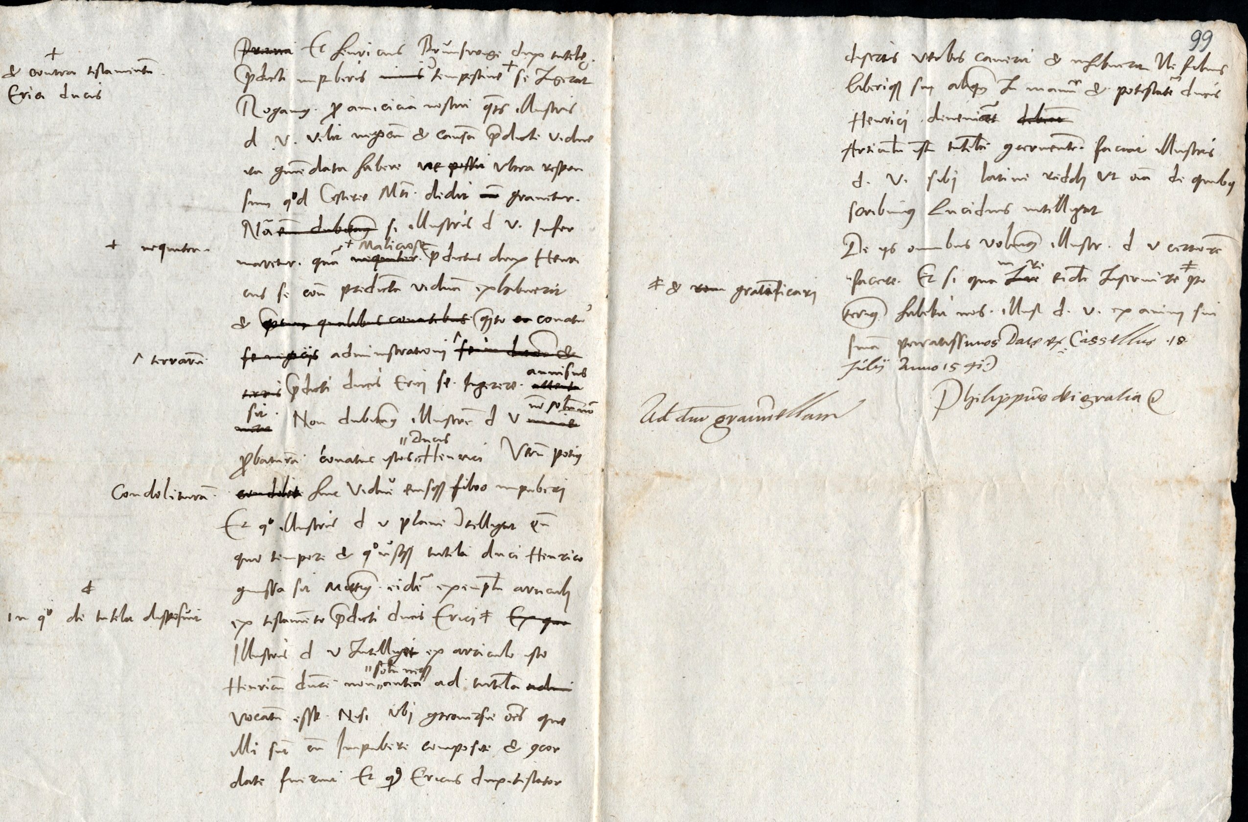 Der Vertrag vom 15. Juli 1541
