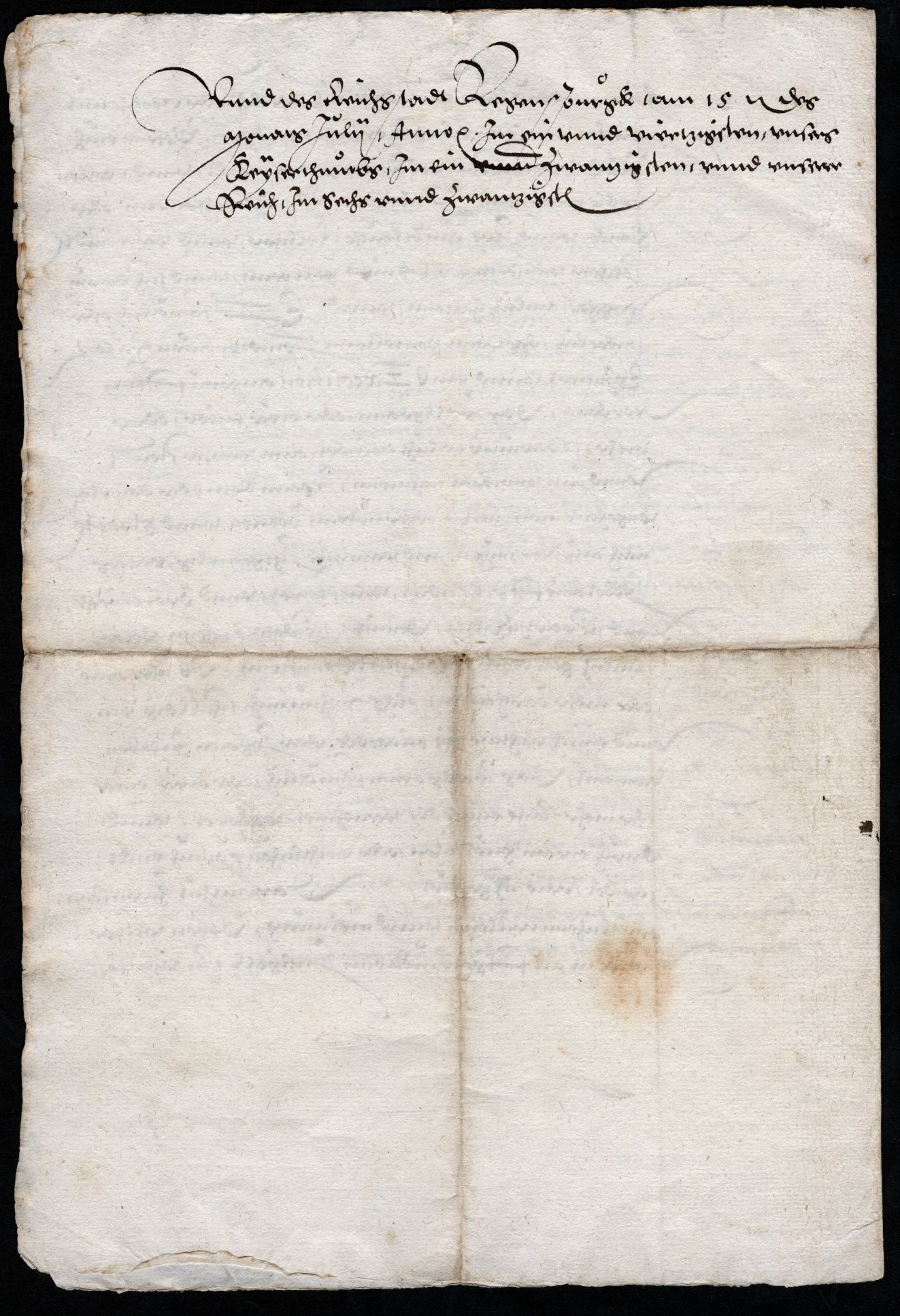 Der Vertrag vom 15. Juli 1541