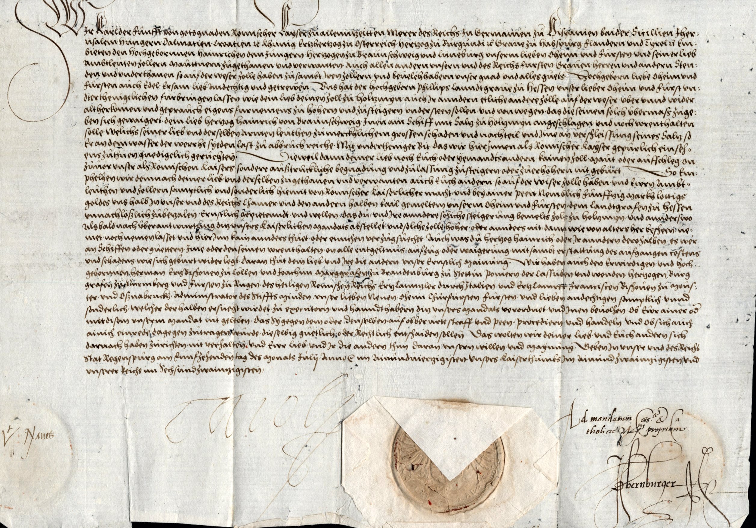 Der Vertrag vom 15. Juli 1541