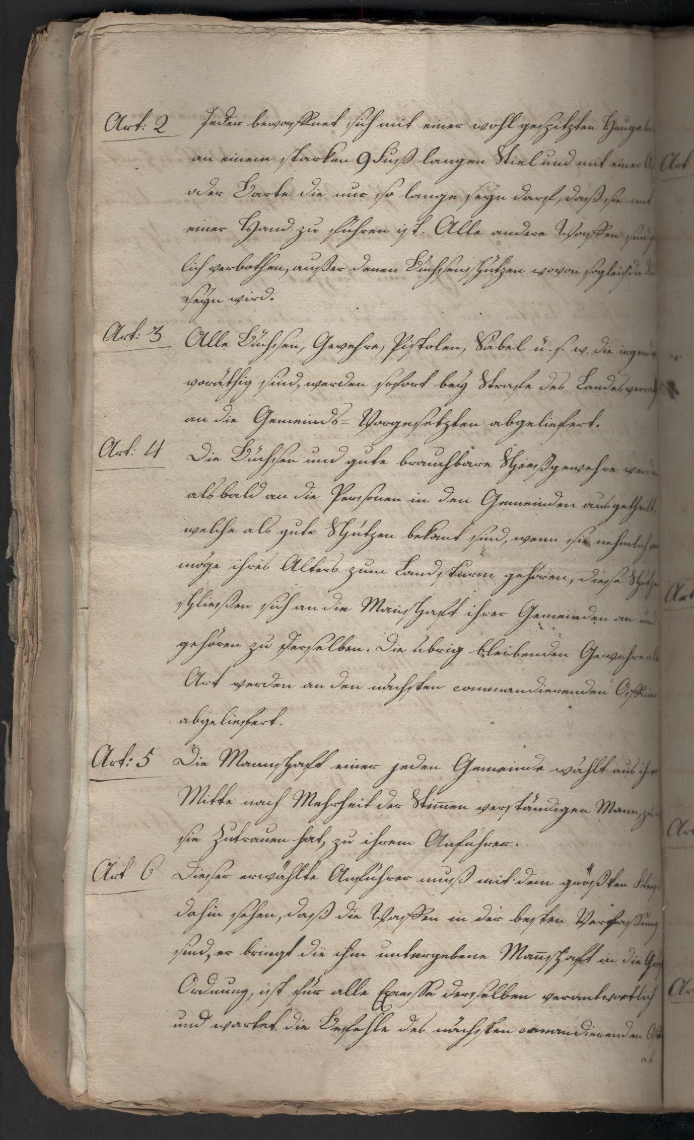 Aufruf zum Aufstand, Auszug aus der Akte der Maires und Friedensrichter des Distikts Kassel, über die im April 1809 ausgebrochene Insurektion.