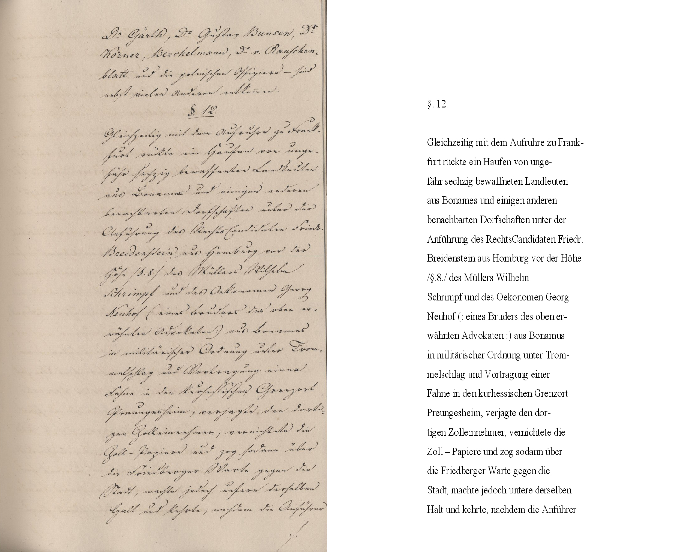 Gleichzeitige revolutionäre Bewegungen in und außerhalb Deutschlands (§ 12) I