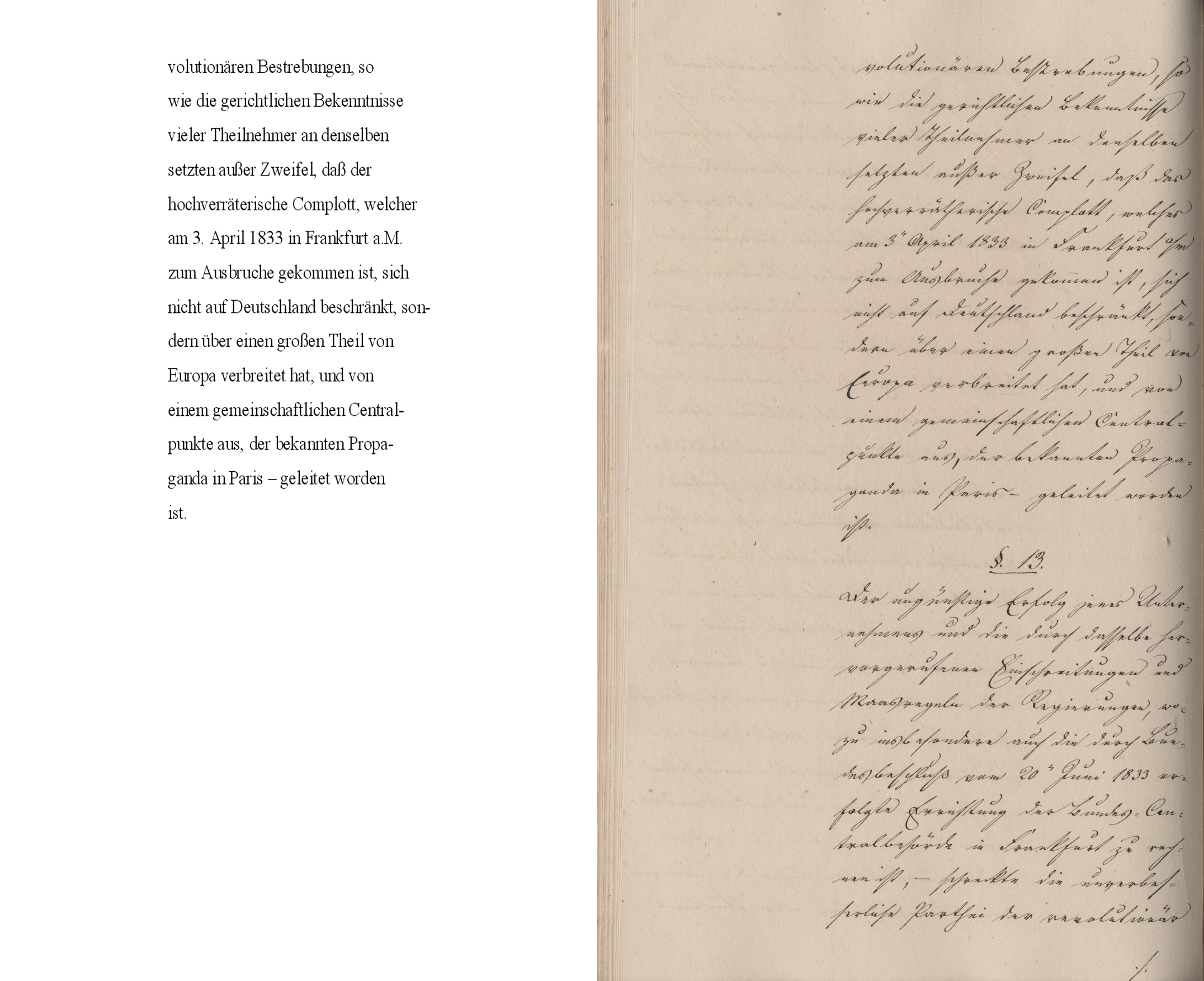 Gleichzeitige revolutionäre Bewegungen in und außerhalb Deutschlands (§ 12) IV