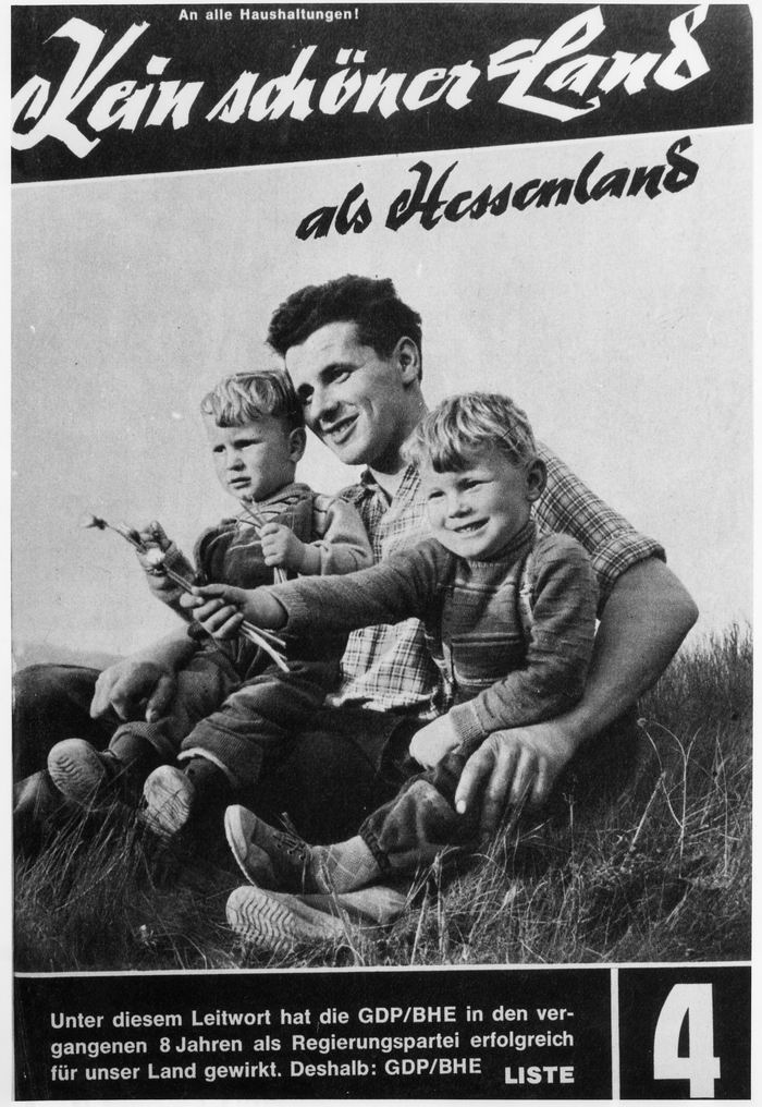 Wahlplakat des BHE